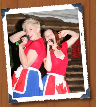 two singers in Oh Canada Eh! Show